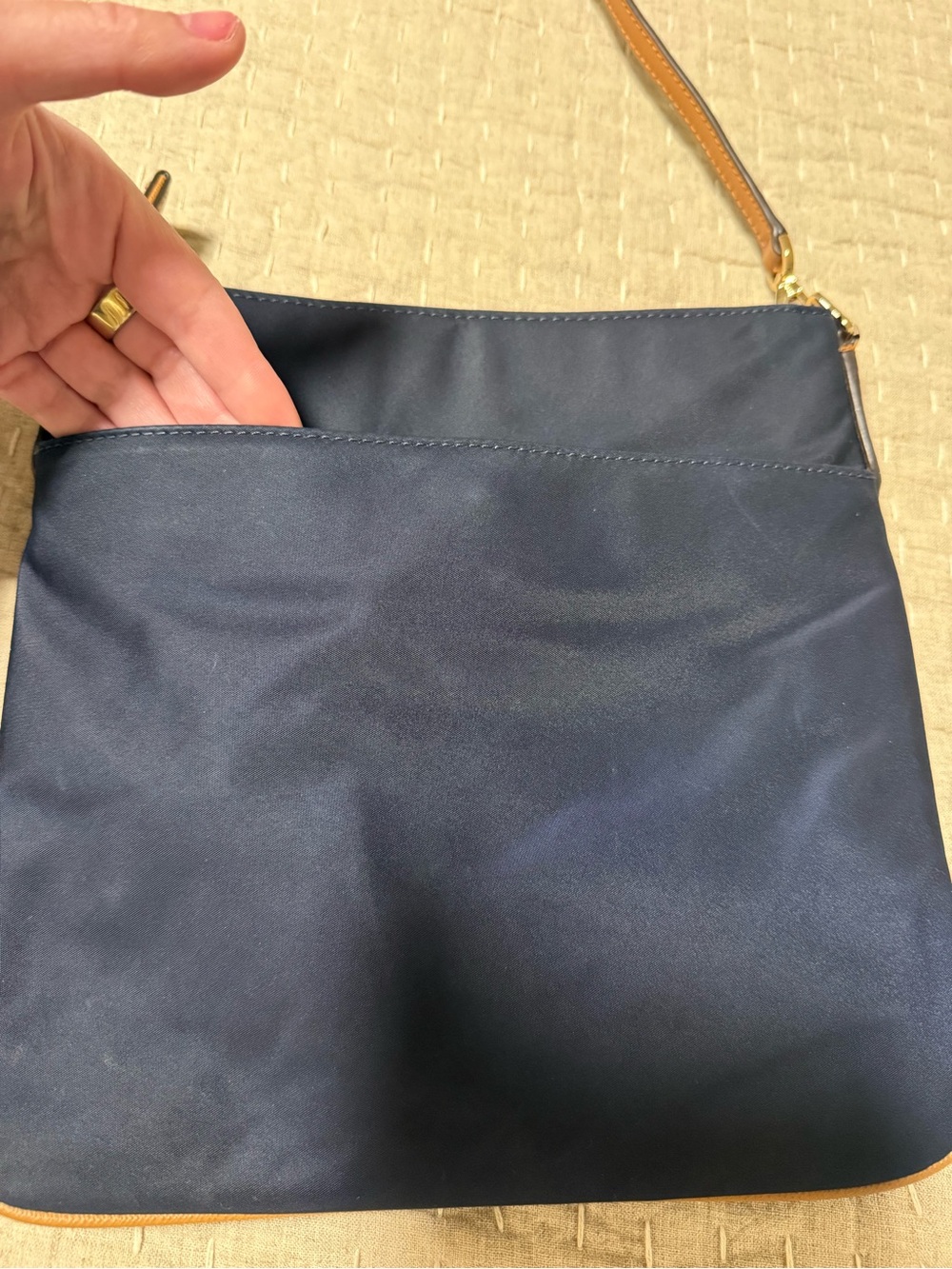 ✨ EUC Michael Kors Navy Crossbody - Picture 13 of 13